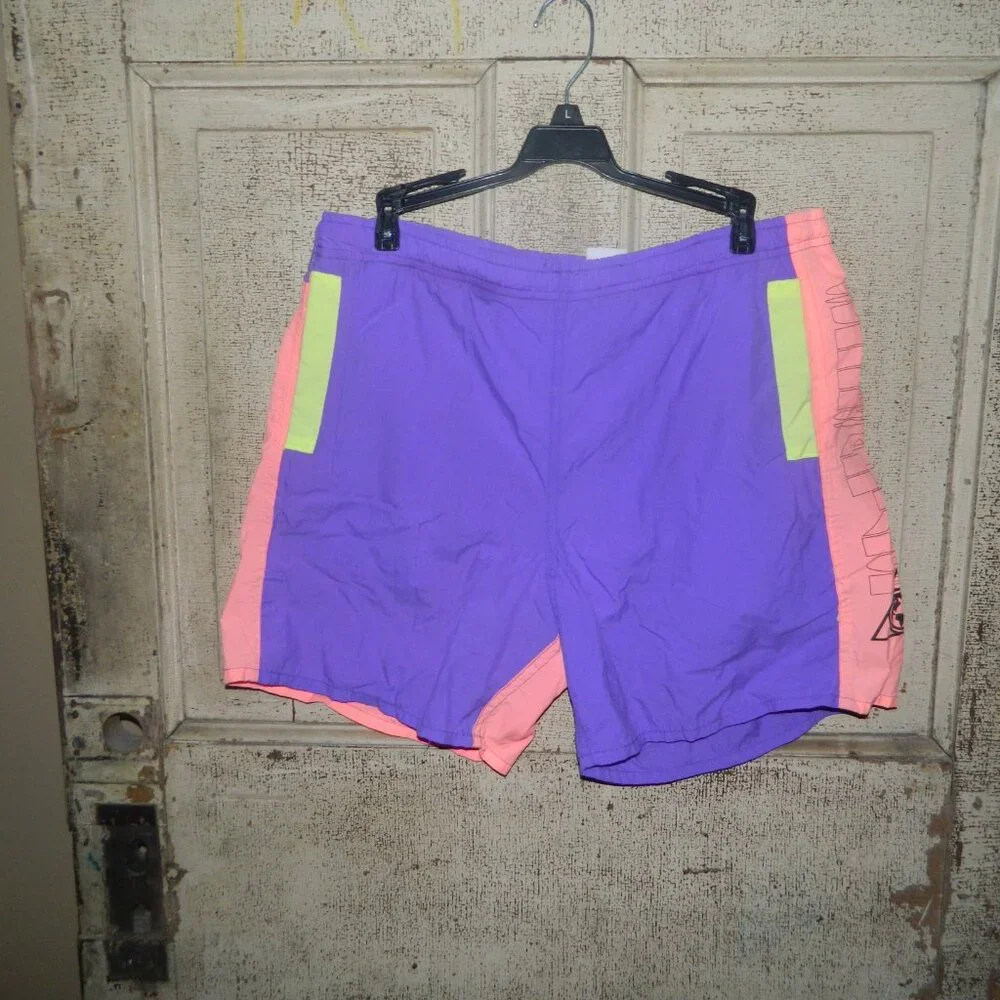 Vintage Surfers Alliance Brieflined Swim Trunks Sz M-L (P-7)